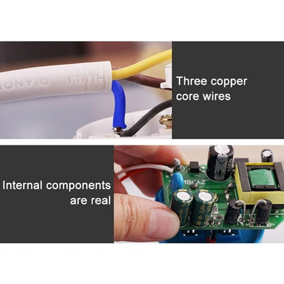 Charging Plug-in Wiring Board Creative Rotary Towline Board 13A Deformed Socket with USB, UK Plug, 3-Bit Socket(Black) - Consumer Electronics by buy2fix | Online Shopping UK | buy2fix