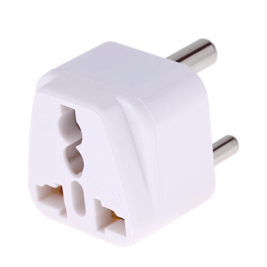 Portable Universal Socket to (Small) South Africa Plug Power Adapter Travel Charger (White) - Consumer Electronics by buy2fix | Online Shopping UK | buy2fix