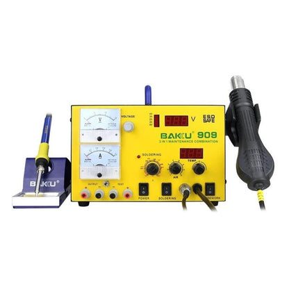 BAKU BK-909 BGA Rework Solder Station Hot Air Gun Welder Equipment, US Plug - Home & Garden by BAKU | Online Shopping UK | buy2fix