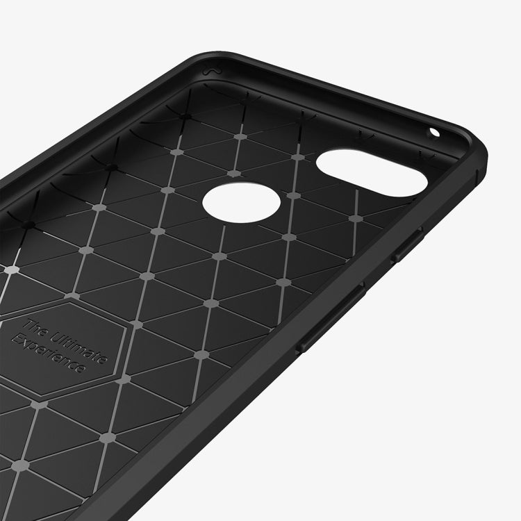 Brushed Texture Carbon Fiber Shockproof TPU Case for Google Pixel 3(Black) - Mobile Accessories by buy2fix | Online Shopping UK | buy2fix