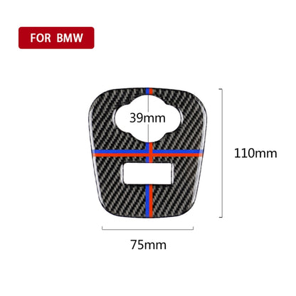 Red Blue Color Car F Chassis Cigarette Lighter Cover Panel Carbon Fiber Decorative Sticker for BMW Mini Cooper F55 / F56 / F57 - Car Interior Mouldings by buy2fix | Online Shopping UK | buy2fix