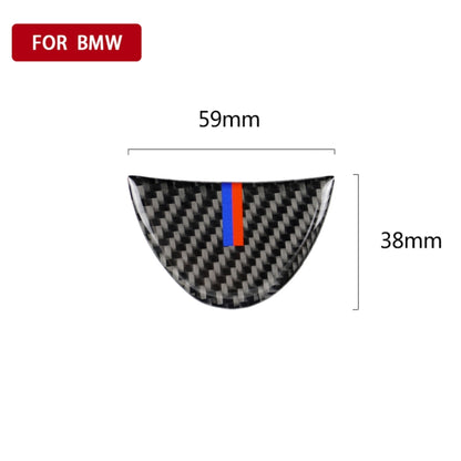 Red Blue Color Car Steering Wheel Carbon Fiber Decorative Sticker for BMW Mini R53 / R55 / R57 / R58 / R59 / R60 / R50 / R52 / F55 / F56 - Car Interior Mouldings by buy2fix | Online Shopping UK | buy2fix