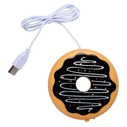 Donut Design USB Power Cable Desktop Mug Cup Warmer Tea Coffee Drinks Heating Mat Pad - USB Heater by buy2fix | Online Shopping UK | buy2fix