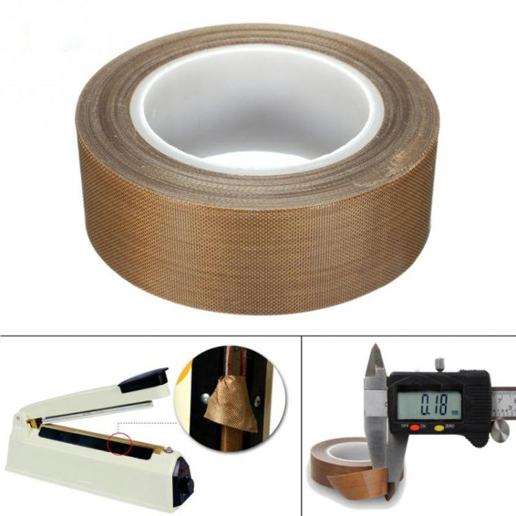 Teflon High Temperature Resistant Cloth Tape Sealing Machine Heat Insulation Tape, Size: 10m x 13mm - Home & Garden by buy2fix | Online Shopping UK | buy2fix