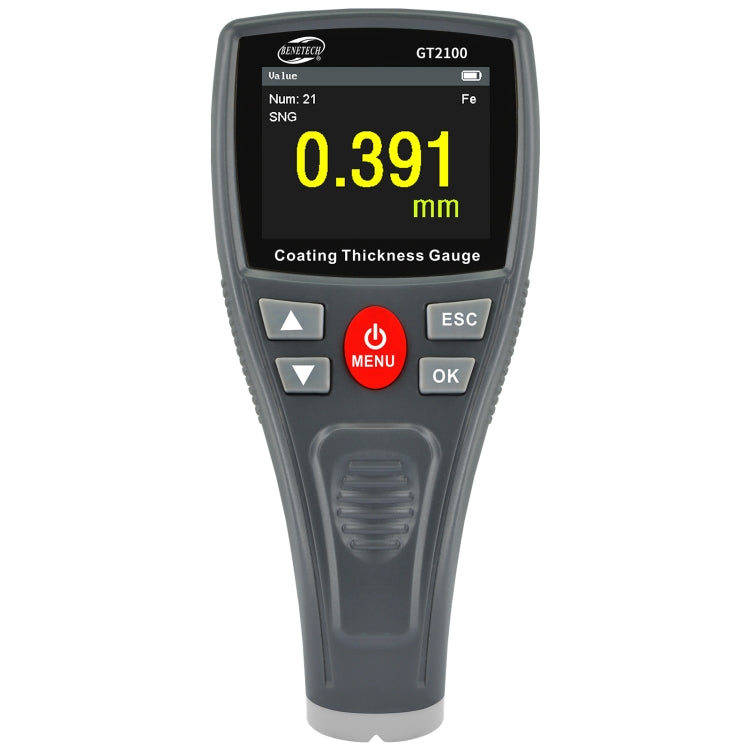 BENETECH GT2100 Digital Anemometer Coating Thickness Gauge Color Screen Car Paint Thickness Tester Meter - Coating Thickness Gauge by BENETECH | Online Shopping UK | buy2fix