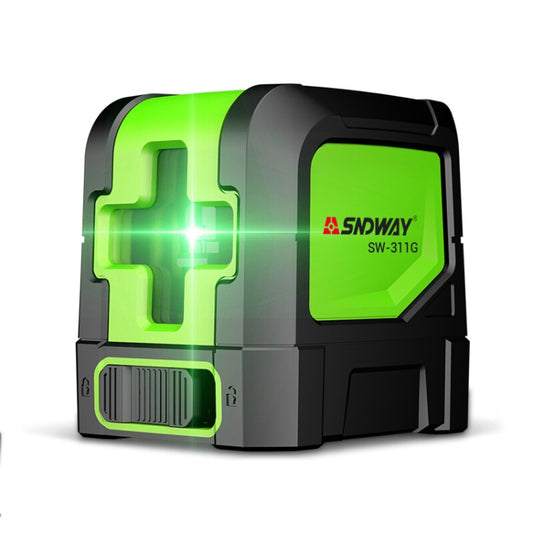 SNDWAY SW-311G Laser Level Covering Walls and Floors 2 Line Green Beam IP54 Water / Dust proof(Green) - Consumer Electronics by SNDWAY | Online Shopping UK | buy2fix