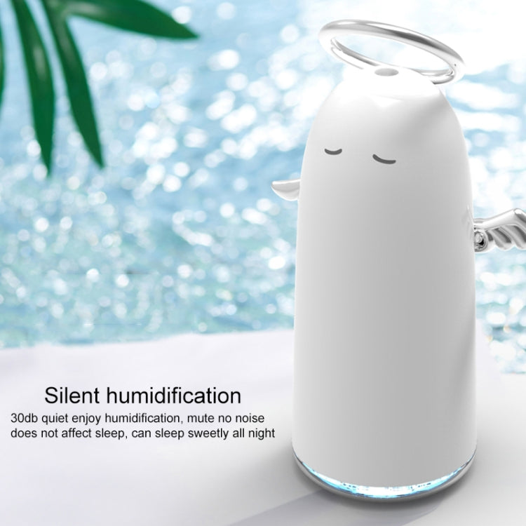 TSHM0 Mini Angel Atomizing Humidifier with Colorful Night Lights, Water Tank Capacity: 230mL(Pink) - Home & Garden by buy2fix | Online Shopping UK | buy2fix