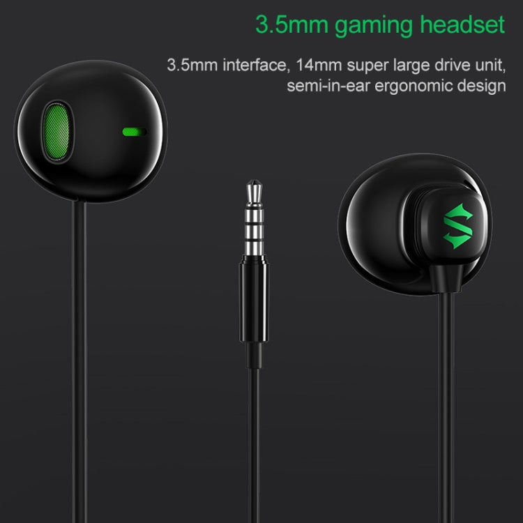 Original Xiaomi Black Shark 3.5mm Wire-controlled Semi-in-ear Gaming Earphone, Support Calls, Cable Length: 1.2m(Black) - Normal Style Earphone by Xiaomi | Online Shopping UK | buy2fix
