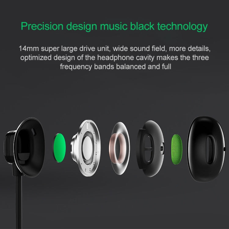 Original Xiaomi Black Shark 3.5mm Wire-controlled Semi-in-ear Gaming Earphone, Support Calls, Cable Length: 1.2m(Black) - Normal Style Earphone by Xiaomi | Online Shopping UK | buy2fix