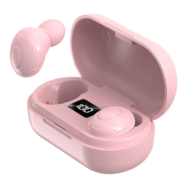 T8 TWS Intelligent Noise Cancelling IPX6 Waterproof Bluetooth Earphone with Magnetic Charging Box & Digital Display, Support Automatic Pairing & HD Call & Voice Assistant(Pink) - TWS Earphone by buy2fix | Online Shopping UK | buy2fix