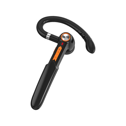 ME-100 TWS Business Rotating Universal True Stereo 5.0 Version Hanging Ear In-Ear Bluetooth Headset(Black+Orange) - Bluetooth Earphone by buy2fix | Online Shopping UK | buy2fix