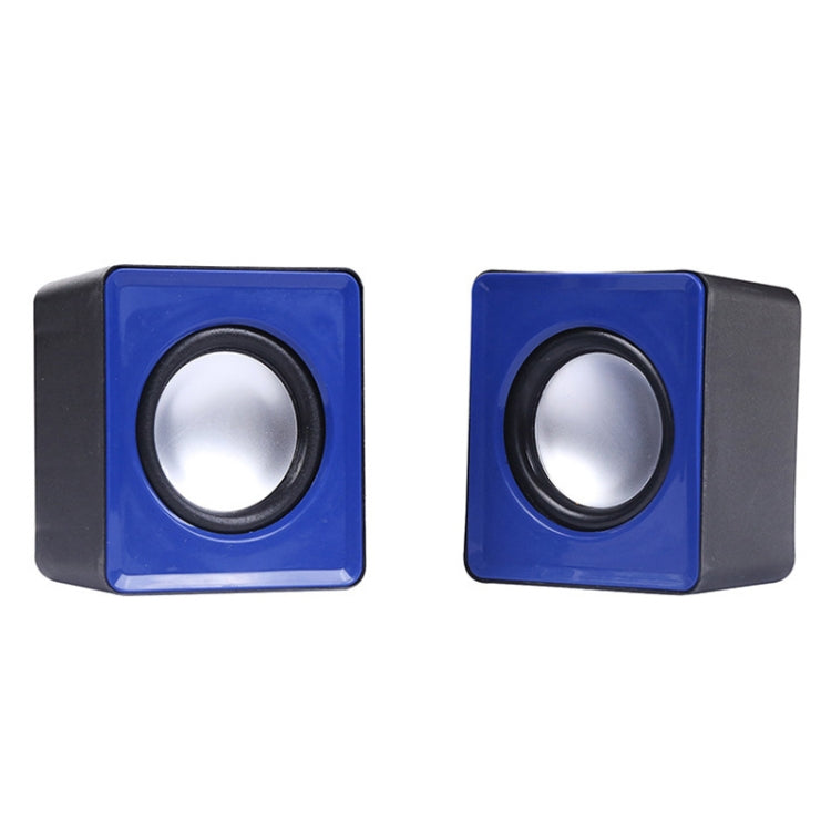 USB Mini Mobile Phone Computer Wired Speaker, Does Not Support Tuning(Blue) -  by buy2fix | Online Shopping UK | buy2fix