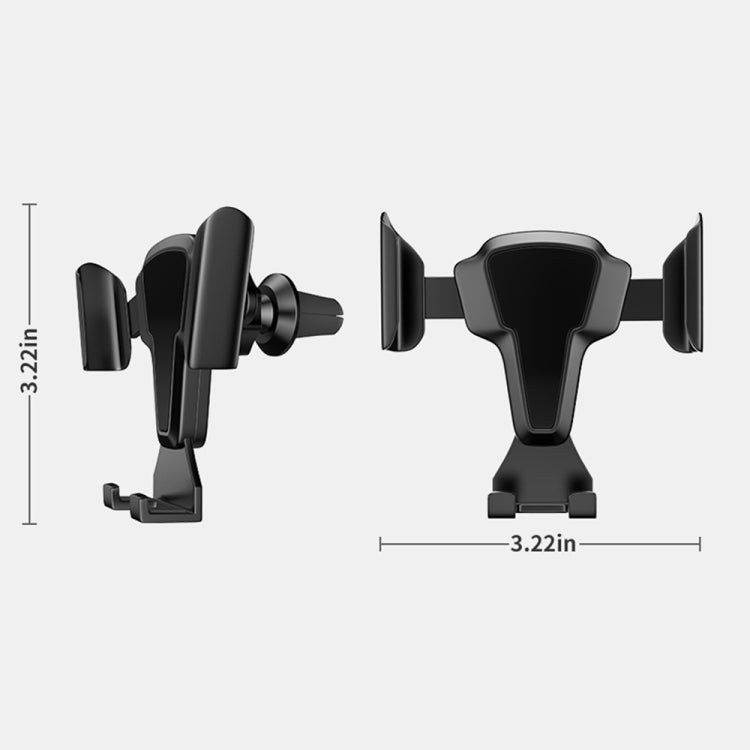 FLOVEME YXF204095_1 Car Air Outlet Mount Automatic Retractable Arm Phone Holder Stand for 4-6.5 inch Phone (Black) - Car Holders by buy2fix | Online Shopping UK | buy2fix