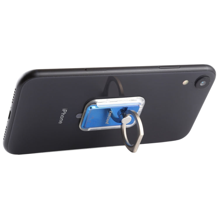 CPS-013 360 Degrees Rotate Freely Removable Magnetic Ring Stand Phone Holder, Support Wireless Charging(Blue) - Ring Holder by buy2fix | Online Shopping UK | buy2fix