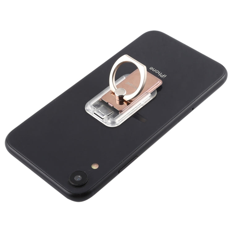 CPS-013 360 Degrees Rotate Freely Removable Magnetic Ring Stand Phone Holder, Support Wireless Charging(Rose Gold) - Ring Holder by buy2fix | Online Shopping UK | buy2fix