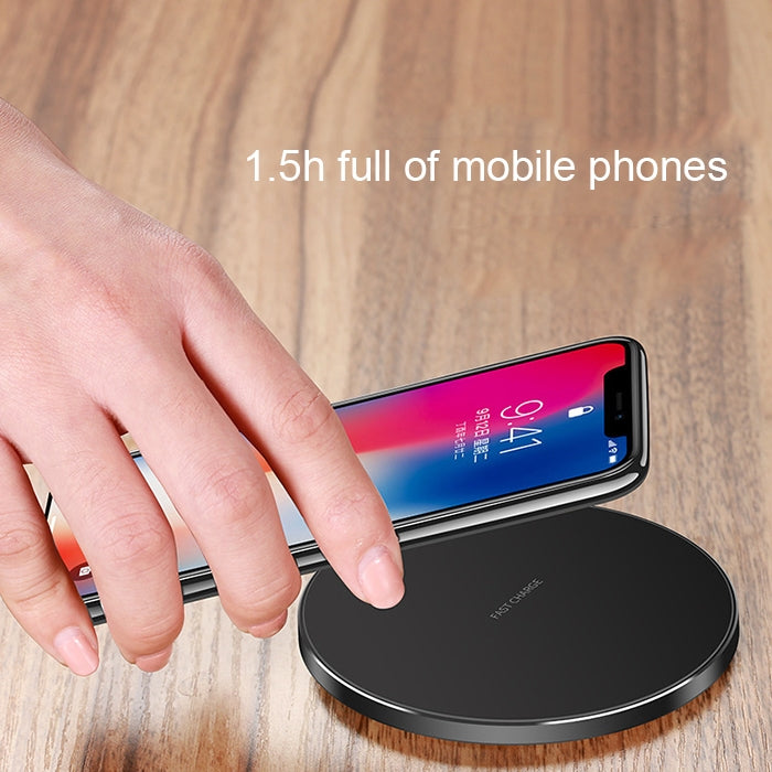 GY-68 Ultra-Thin Aluminum Alloy Wireless Fast Charging Qi Charger Pad(Gold) - Wireless Charger by buy2fix | Online Shopping UK | buy2fix