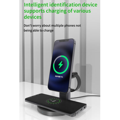 TOTUDESIGN S36 Speedy Series 3 In 1 Magnetic Wireless Charger (Black) - Apple Accessories by TOTUDESIGN | Online Shopping UK | buy2fix