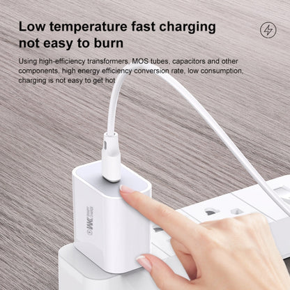 WK WP-U69m 2.0A Speed Mini USB Charger + USB to Micro USB Data Cable, Plug Type: US Plug - Apple Accessories by WK | Online Shopping UK | buy2fix