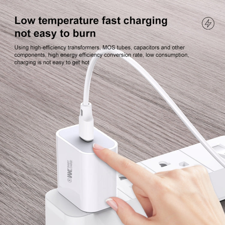 WK WP-U69a 2.0A Speed Mini USB Charger + USB to Type-C / USB-C Data Cable, Plug Type: US Plug - Apple Accessories by WK | Online Shopping UK | buy2fix