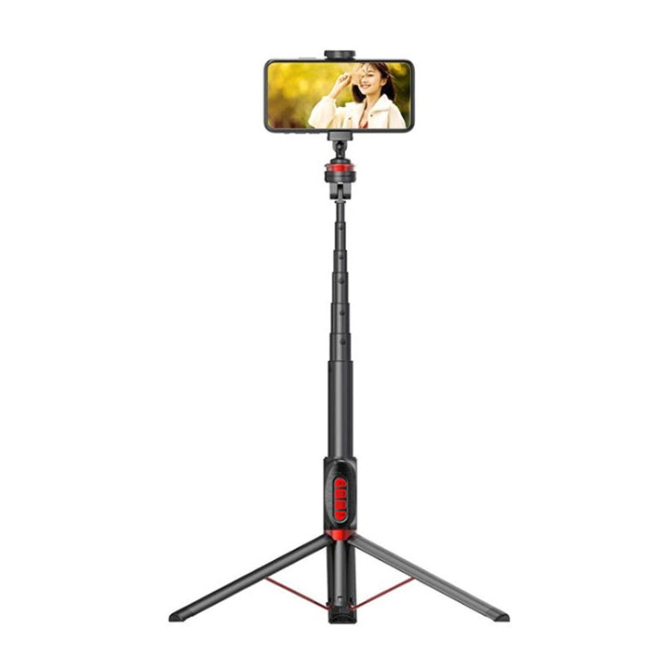 Aluminum Alloy Mobile Phone Bluetooth Selfie Stick Live Floor Tripod Bracket, Height: 1.8m - Consumer Electronics by buy2fix | Online Shopping UK | buy2fix