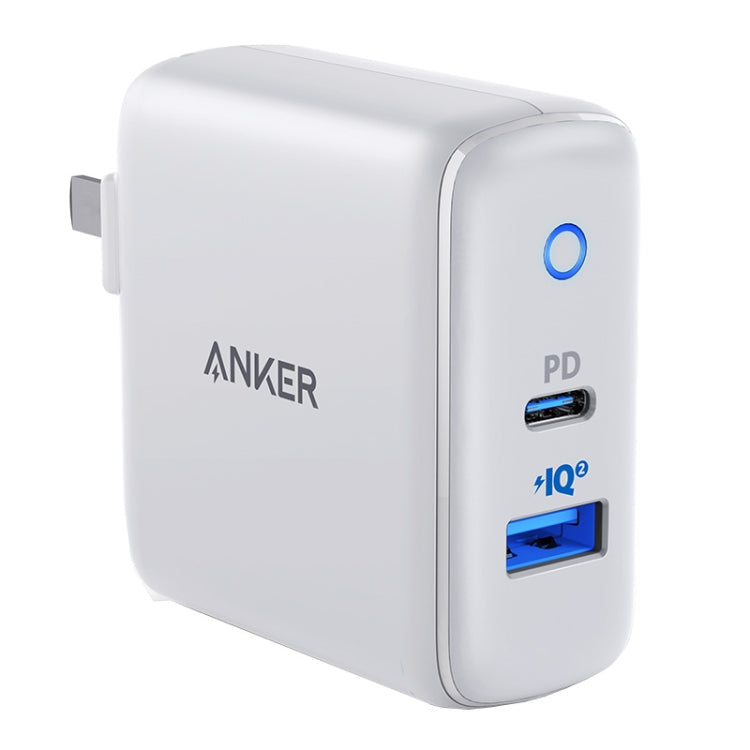 ANKER A2626 33W PowerPort PD USB-C / Type-C Interface + PowerIQ 2.0 USB-A Interface Wall Charger, US Plug(White) - Apple Accessories by ANKER | Online Shopping UK | buy2fix