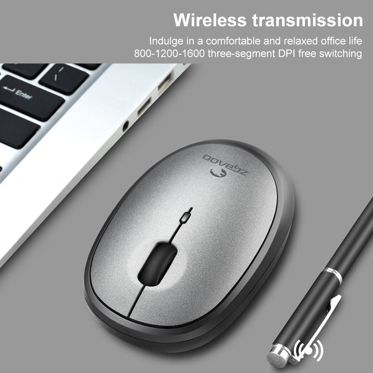 ZGB 007 2.4G Computer Laptop Wireless Mini Mouse (Grey) - Wireless Mice by Chasing Leopard | Online Shopping UK | buy2fix