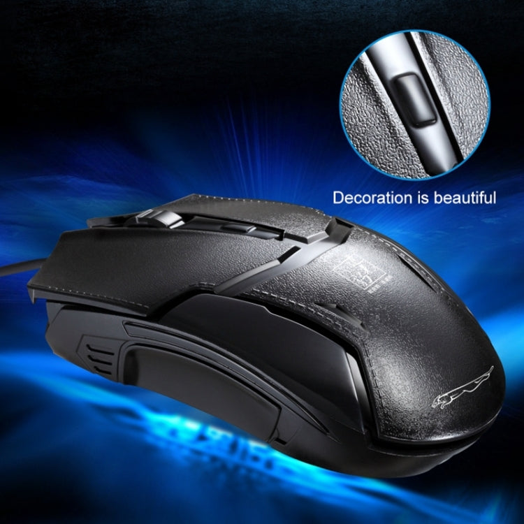 Chasing Leopard 179 USB 1600DPI Three-speed Adjustable Wired Optical Gaming Mouse, Length: 1.3m(Black) - Computer & Networking by Chasing Leopard | Online Shopping UK | buy2fix