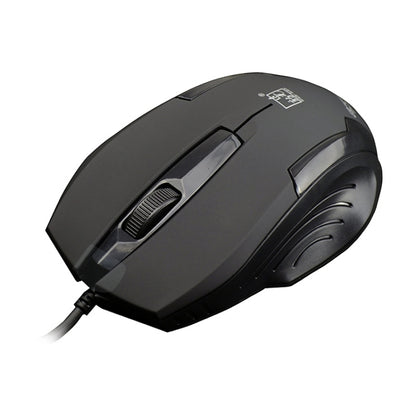 Chasing Leopard 512G USB Frosted Wired Optical Gaming Mouse, Length: 1.3m(Black) - Wired Mice by Chasing Leopard | Online Shopping UK | buy2fix