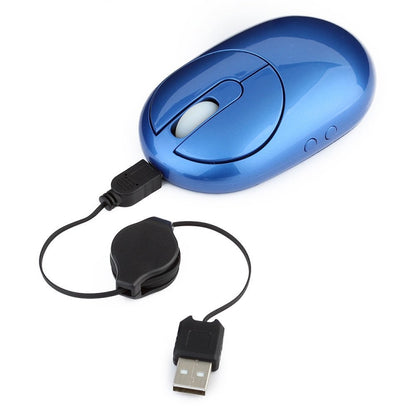 MZ-012 2.4G 1200 DPI Wireless Rechargeable Optical Mouse with 3 Ports USB HUB / Charging Dock(Blue) - Wireless Mice by buy2fix | Online Shopping UK | buy2fix