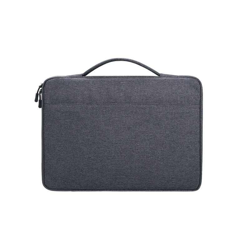 ND04 Oxford Cloth Waterproof Laptop Handbag for 13.3 inch Laptops, with Trunk Trolley Strap(Dark Gray) - 13.3 inch by buy2fix | Online Shopping UK | buy2fix