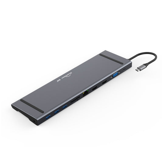Blueendless 11 In 1 Multi-function Type-C / USB-C HUB Expansion Dock - Computer & Networking by Blueendless | Online Shopping UK | buy2fix