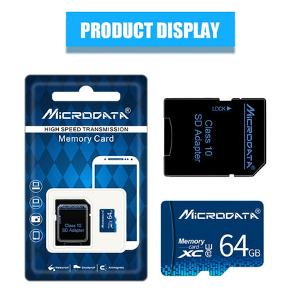 MICRODATA 64GB U3 Blue TF(Micro SD) Memory Card - Micro SD Card by MiCRODATA | Online Shopping UK | buy2fix