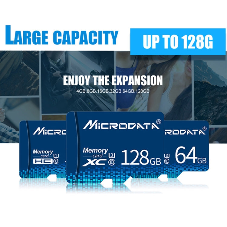 MICRODATA 64GB U3 Blue TF(Micro SD) Memory Card - Micro SD Card by MiCRODATA | Online Shopping UK | buy2fix