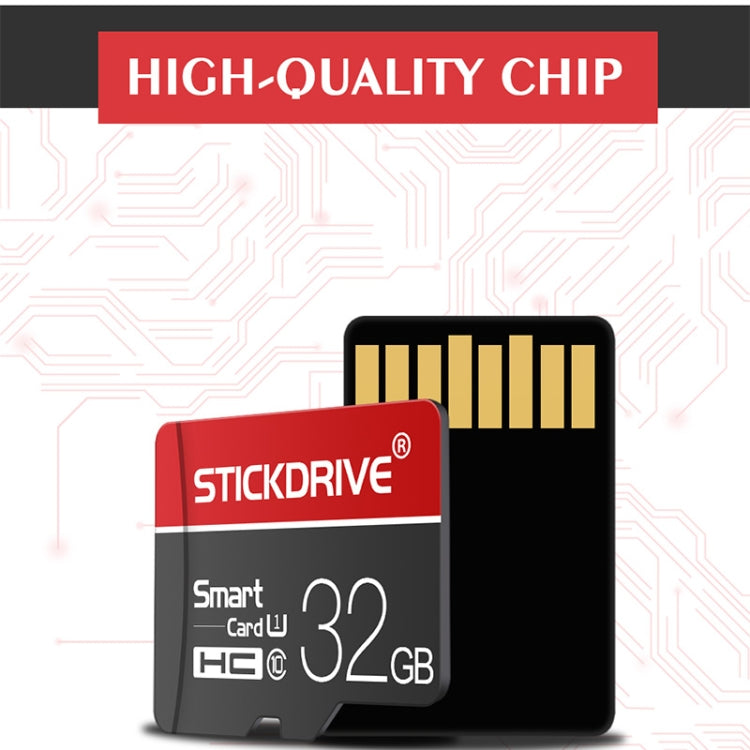 STICKDRIVE 128GB U3 White Line Red and Black TF(Micro SD) Memory Card - Micro SD Card by STICKDRIVE | Online Shopping UK | buy2fix