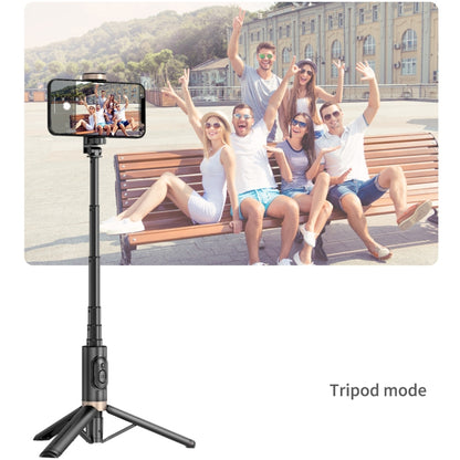 Q12 Hidden Design Reinforced Bluetooth Remote Control Tripod Selfie Stick (White) - Consumer Electronics by buy2fix | Online Shopping UK | buy2fix