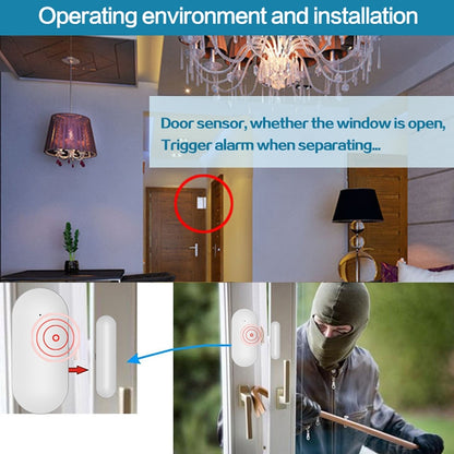 PB-68R Intelligent Wireless Door Window Sensor - Security by buy2fix | Online Shopping UK | buy2fix