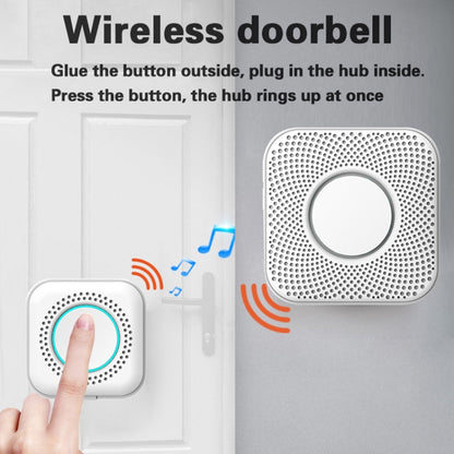 PJ-16 Intelligent Wireless Doorbell with 8-level Volume Adjustable & 36 Ringtones - Security by buy2fix | Online Shopping UK | buy2fix