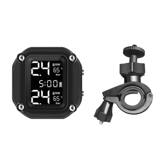 M4 Motorcycles Tire Pressure Monitor with Holder (Black) -  by buy2fix | Online Shopping UK | buy2fix