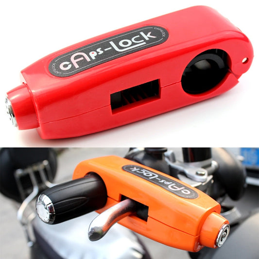 Motorcycle Electric Car Aluminum AlloyThrottle Anti-theft Brake Lock(Red) - Steering Wheel Locks by buy2fix | Online Shopping UK | buy2fix