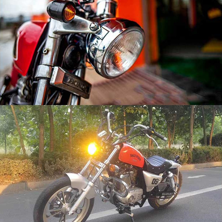 5.75 inch Motorcycle Black Shell Retro Lamp LED Headlight Modification Accessories for CG125 / GN125(White) - Headlights by buy2fix | Online Shopping UK | buy2fix