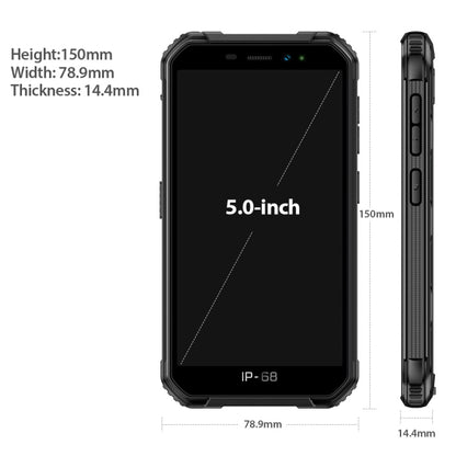 [HK Warehouse] Ulefone Armor X6 Rugged Phone, 2GB+16GB, IP68/IP69K Waterproof Dustproof Shockproof, Face Identification, 4000mAh Battery, 5.0 inch Android 9.0 MTK6580A/W Quad Core up to 1.3GHz, Network: 3G(Black) - Ulefone by Ulefone | Online Shopping UK | buy2fix