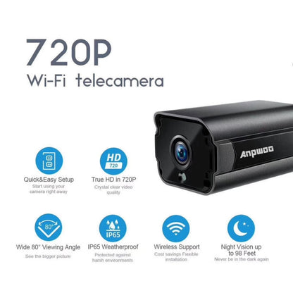 Anpwoo Paladin 720P HD WiFi IP Camera, Support Motion Detection & Infrared Night Vision & TF Card(Max 64GB) - Security by Anpwoo | Online Shopping UK | buy2fix