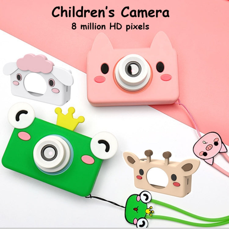 D9 8.0 Mega Pixel Lens Fashion Thin and Light Mini Digital Sport Camera with 2.0 inch Screen & Elk Shape Protective Case & 32G Memory for Children - Consumer Electronics by buy2fix | Online Shopping UK | buy2fix