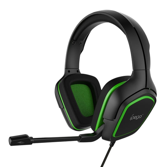 IPEGA PG-R006 Computer Games Wired Headset Noise Reduction Headphones with Mic for Sony PS4 / Nintendo Switch Lite / PC / Phones(Green) - Multimedia Headset by ipega | Online Shopping UK | buy2fix