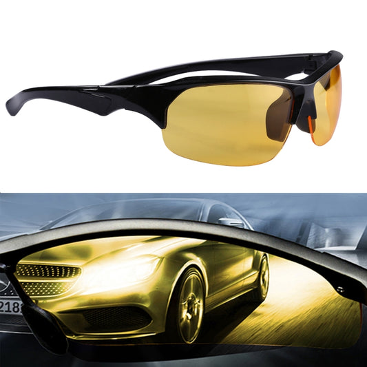 Yellow Lens Anti Glare Night Vision Glasses Safety Driver Sunglasses for Men / Women - Outdoor & Sports by buy2fix | Online Shopping UK | buy2fix