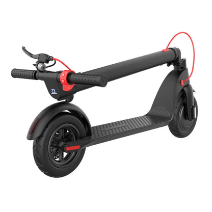 [EU Warehouse] X7 Outdoor Waterproof Foldable Off-road Scooter with 10 inch Vacuum Tires & LCD Display & LED Lights & 6.4AH Lithium Battery, Load-bearing: 20-100kg (Black) - Electric Scooters by buy2fix | Online Shopping UK | buy2fix