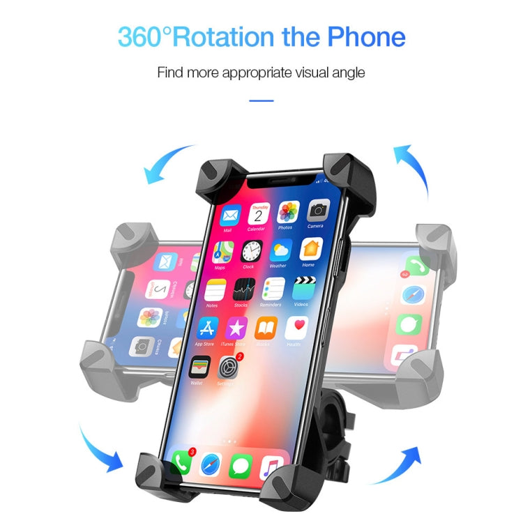 FLOVEME Multi-function Universal 360 Degree Rotatable Motorcycle Bicycle Mobile Phone Holder - Holders by FLOVEME | Online Shopping UK | buy2fix