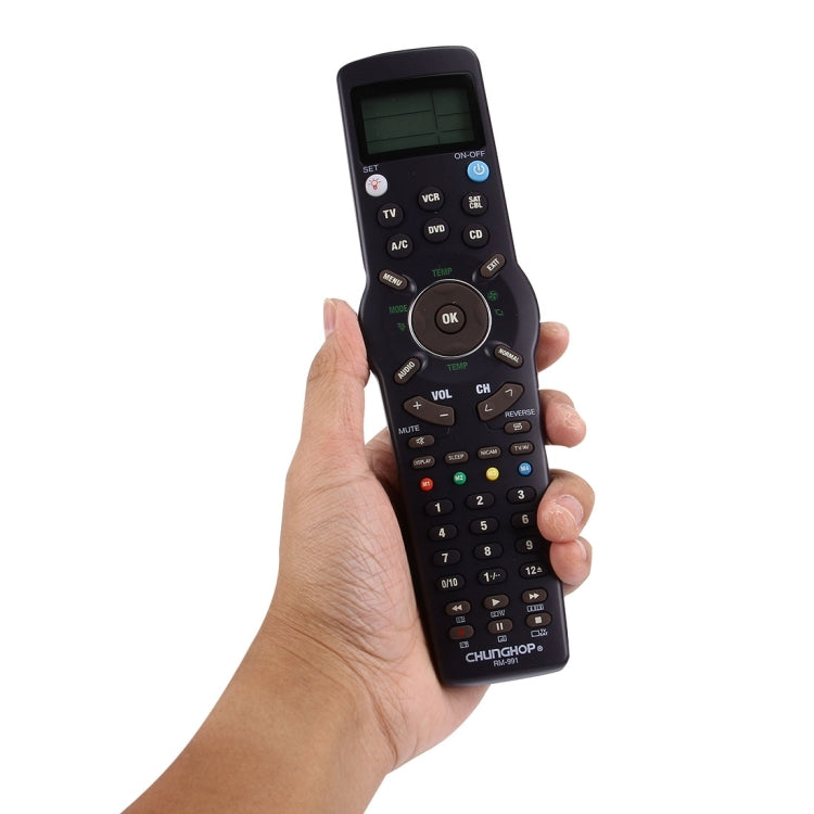 CHUNGHOP RM-L991 Universal LCD Remote Controller with Learning Function for TV VCR SAT CBL DVD CD A/C - Universal by CHUNGHOP | Online Shopping UK | buy2fix