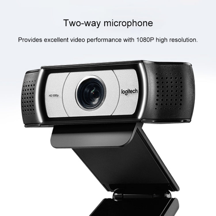 Logitech C930C 1080P 30FPS Business HD WebCam with Protective Cover - HD Camera by Logitech | Online Shopping UK | buy2fix