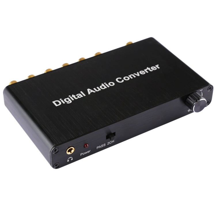 2CH Digital Audio Decoder Converter with Optical Toslink SPDIF Coaxial for Home Theater / PS4 / PS3 / XBOX360, Support Volume Control, AC-3, DTS -  by buy2fix | Online Shopping UK | buy2fix